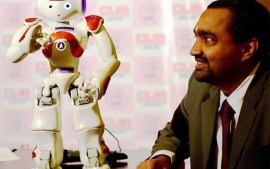 印度第一个银行业机器人Lakshmi由City Union Bank揭幕
