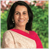 RBI正确地表明它会观看增长趋势：Chanda Kochhar，Icici Bank